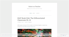 Desktop Screenshot of katieisateacher.com